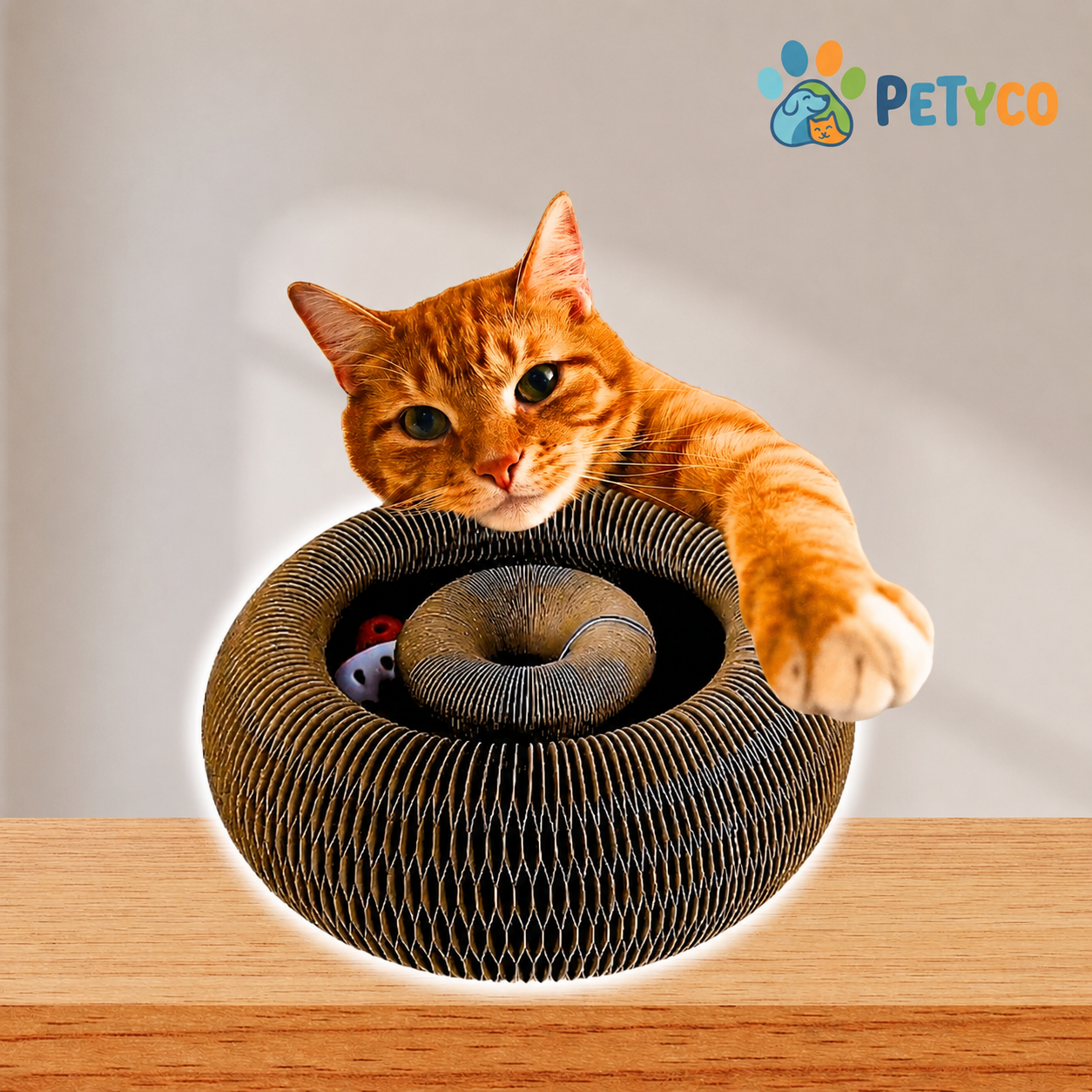 Petyco Pati Park — İnteraktif Şekil Değiştiren Kedi Tırmalama ve Oyun Alanı