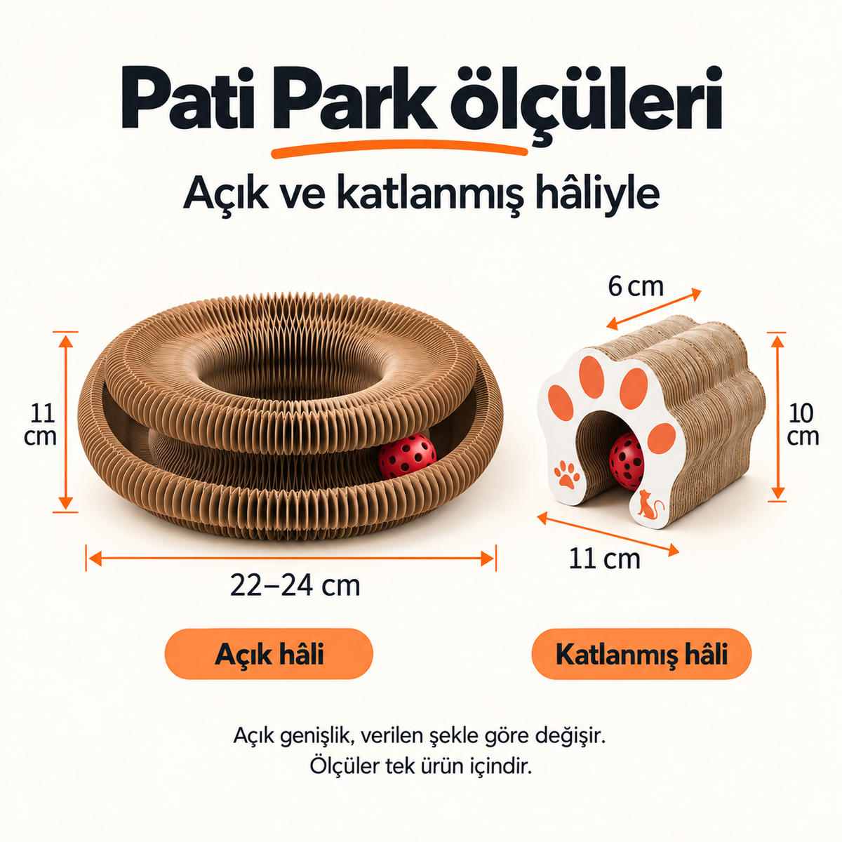 Petyco Pati Park — İnteraktif Şekil Değiştiren Kedi Tırmalama ve Oyun Alanı