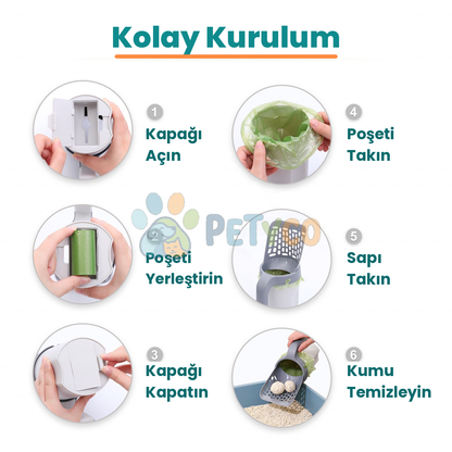Petyco kolay kurulum - kullanım adımları
