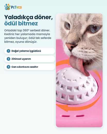 Pembe Lezzet Topu 360 derece dönen yalama topu