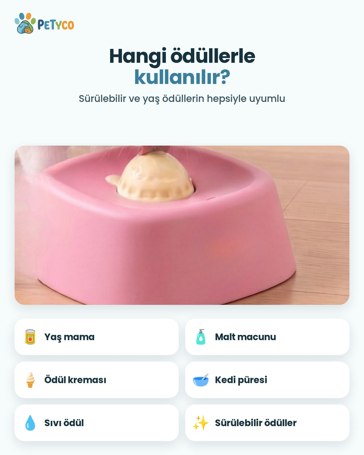 Pembe Lezzet Topu ile kullanılabilen ödüller