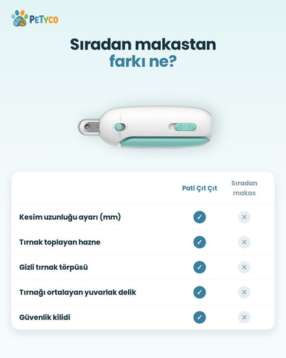 Pati Çıt Çıt ile sıradan makas karşılaştırması