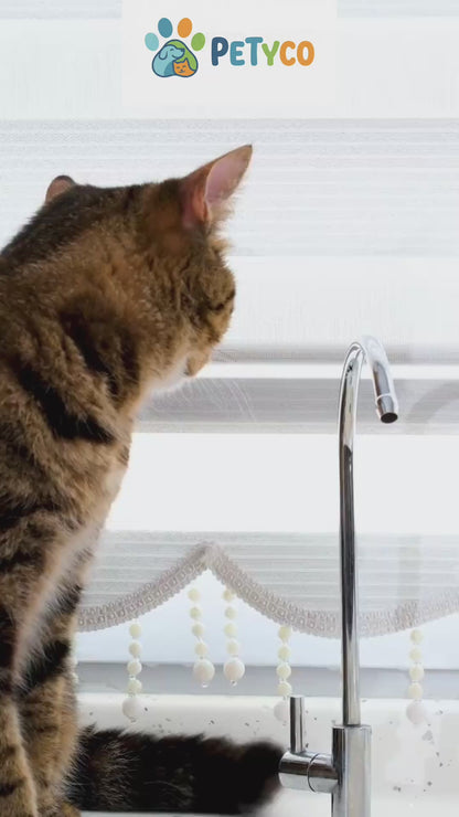Petyco Hazen Care Seramik Kedi Su Pınarı – 1,5 L, Ultra Sessiz, Aktif Karbon Filtreli